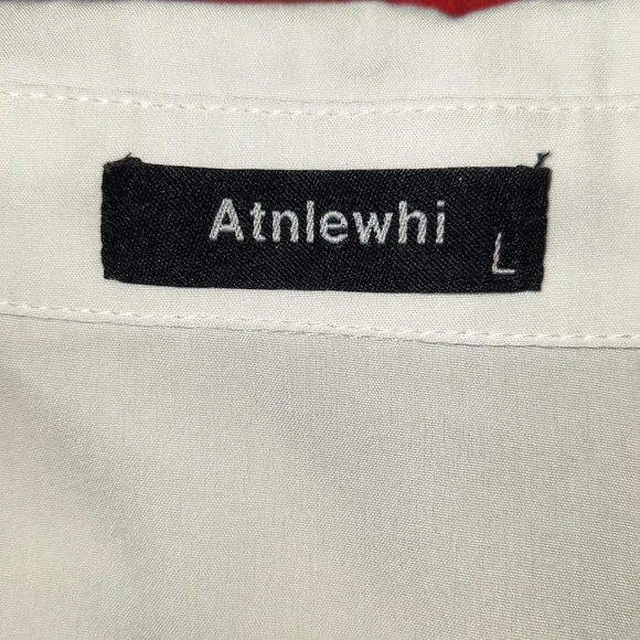 Atnlewhit White Fitted Blouse - Picture 3 of 4